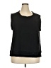 North Style 100% Cotton Black Short Sleeve Top Size 2X - photo 1