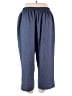 SOHO Apparel Ltd 100% Polyester Blue Casual Pants Size 2X - photo 2