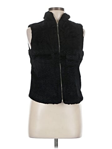 Tulle Faux Fur Vest (view 1)