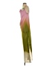 Baobab Collection 100% Polyester Color Block Ombre Tie-dye Multi Color Green Casual Dress Size S - photo 5
