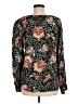 Ann Taylor LOFT Black Long Sleeve Blouse Size M - photo 2