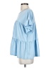 VIISHOW Blue Short Sleeve Blouse Size S - photo 5