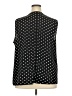 Emery Rose Polka Dots Black Sleeveless Blouse Size 2X - photo 2