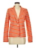 MICHAEL Michael Kors Stripes Orange Blazer Size 8 - photo 1