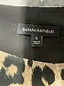 Banana Republic 100% Polyester Animal Print Brown Long Sleeve Blouse Size S - photo 7