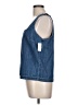 Old Navy 100% Cotton Blue Sleeveless Top Size L (tall) - photo 5