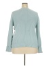 Liz Claiborne 100% Cotton Teal Pullover Sweater Size 2X - photo 2