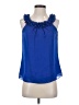 The Limited 100% Polyester Blue Sleeveless Blouse Size XS - photo 1