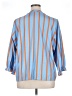 Unbranded 100% Polyester Stripes Blue 3/4 Sleeve Blouse Size XL - photo 2