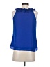 The Limited 100% Polyester Blue Sleeveless Blouse Size XS - photo 2