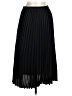 Max Studio 100% Polyester Solid Black Formal Skirt Size M (estimated) - photo 1