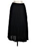 Max Studio 100% Polyester Solid Black Formal Skirt Size M (estimated) - photo 2