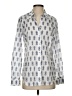 Talbots Silver Long Sleeve Blouse Size S - photo 1
