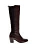 FRYE 100% Leather Brown Burgundy Boots Size 7 1/2 - photo 1