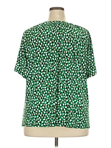 AK Anne Klein Short Sleeve Blouse (view 2)