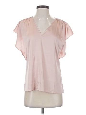 White House Black Market Short Sleeve Blouse (view 1)