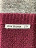 Pink Clover Burgundy Pullover Sweater Size 3X - photo 7