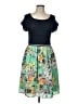 Weston Print Teal Casual Dress Size L - photo 1