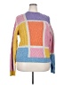 Gianni Versace Color Block Pink Vintage cashmere pullover Size EU 52 / US 22 - photo 1