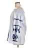 THML 100% Cotton Blue 3/4 Sleeve Blouse Size L - photo 5