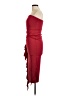 Shein Burgundy Cocktail Dress Size 6 - photo 5