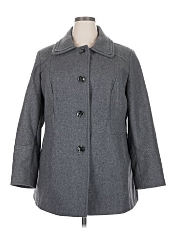 London Fog Wool Coat (view 1)