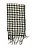 Unbranded Houndstooth Black Scarf One size - photo 2