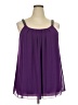 Maner 100% Polyester Purple Sleeveless Blouse Size XXL - photo 1