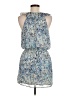 Aqua 100% Polyester Paisley Blue Casual Dress Size M - photo 2