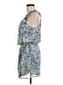 Aqua 100% Polyester Paisley Blue Casual Dress Size M - photo 5