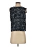 Kenar Silver Sleeveless Blouse Size S - photo 1