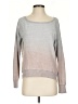 Pam & Gela Color Block Gray Pullover Sweater Size P (petite) - photo 1