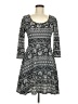 Unbranded Paisley Gray Casual Dress Size M (estimated) - photo 1