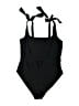 Aimage Solid Black One Piece Swimsuit Size L - photo 1