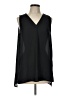 Pleione 100% Polyester Black Sleeveless Blouse Size L - photo 1