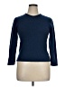 Piazza Sempione 100% Cashmere Blue Cashmere Pullover Sweater Size XL - photo 1