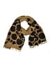 Unbranded Animal Print Brown Scarf One size - photo 1