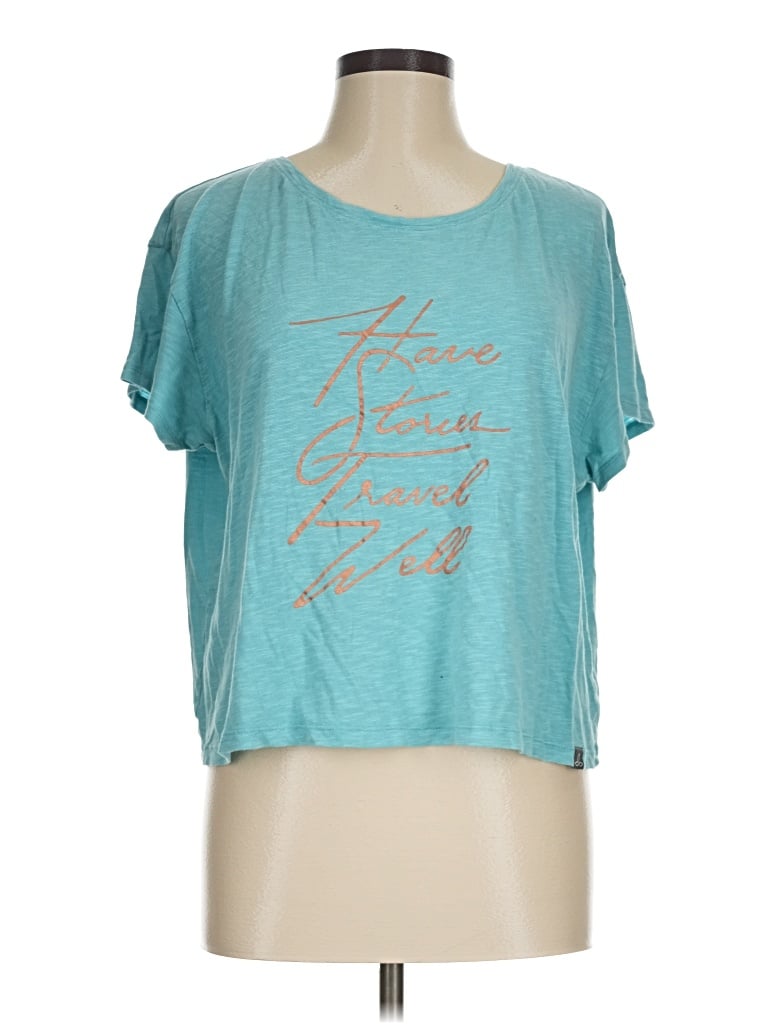Pre-owned Prana Short Sleeve T-shirt In Teal
