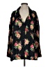ASOS 100% Modal Floral Black Long Sleeve Blouse Size 26 waist - photo 1