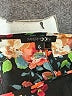Papermoon 100% Polyester Floral Black Short Sleeve Blouse Size XL - photo 7