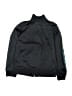 Hurley Graphic Color Block Solid Stripes Black Track Jacket Size 6 - photo 2