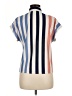 Modern Attraction 100% Polyester Stripes Blue Sleeveless Blouse Size M - photo 2