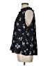 Rebecca Taylor Black Sleeveless Blouse Size 12 - photo 5