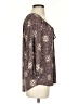 Veronica M. Paisley Multi Color Brown 3/4 Sleeve Blouse Size S - photo 4