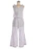 4our Dreamers Stripes Silver Jumpsuit Size M (estimated) - photo 1