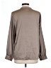 Chico's 100% Polyester Gray Long Sleeve Blouse Size Lg (2) - photo 2