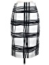 Express Design Studio Graphic White Formal Skirt Size 2 - photo 1