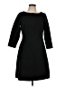 SPANX Solid Black Casual Dress Size L - photo 1