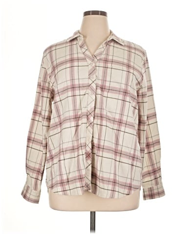 Weatherproof Long Sleeve Button-Down Shirt (view 1)