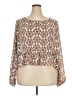 Gypsies & Moondust 100% Polyester Brown 3/4 Sleeve Blouse Size 4X - photo 1